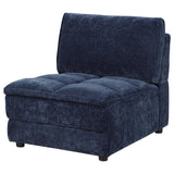 Atlantic Corduroy Upholstered Chair Blue