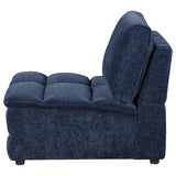 Atlantic Corduroy Upholstered Chair Blue