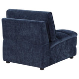 Atlantic Corduroy Upholstered Chair Blue