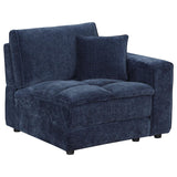 Atlantic Corduroy Upholstered Chair Blue