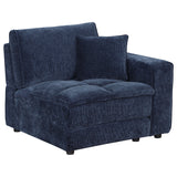 Atlantic Corduroy Upholstered Chair Blue
