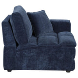Atlantic Corduroy Upholstered Chair Blue