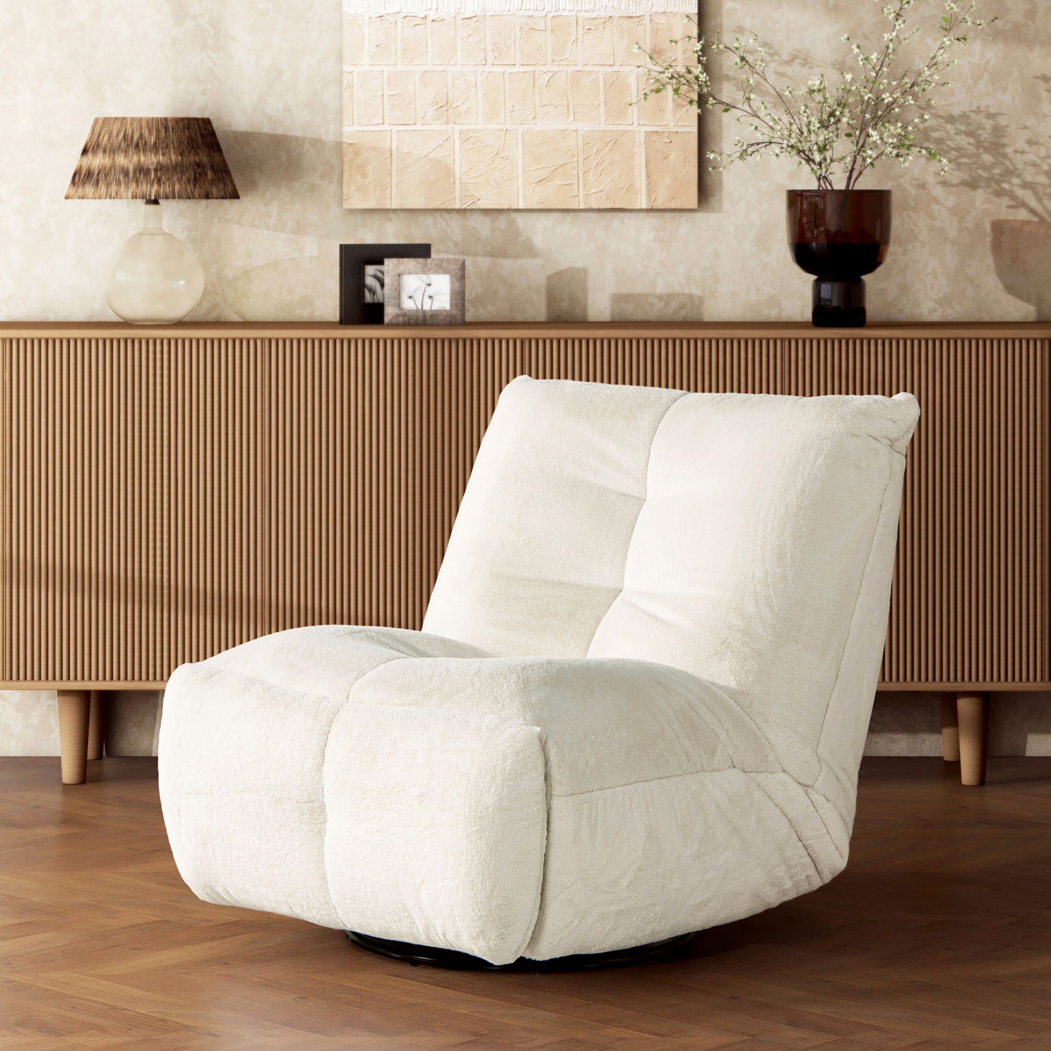 Rearden - Swivel Glider Manual Recliner Gaming Lounge Chair - Swivel G