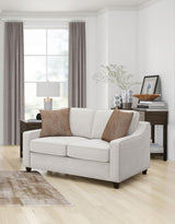 Christine - Upholstered Sloped Arm Loveseat - Beige