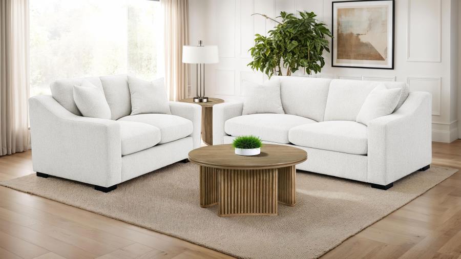 Ashlyn - Upholstered Track Arm Sofa Set