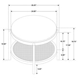 Arini - Round Coffee And End Table Set by Coaster Fine Furniture | Bel Furniture