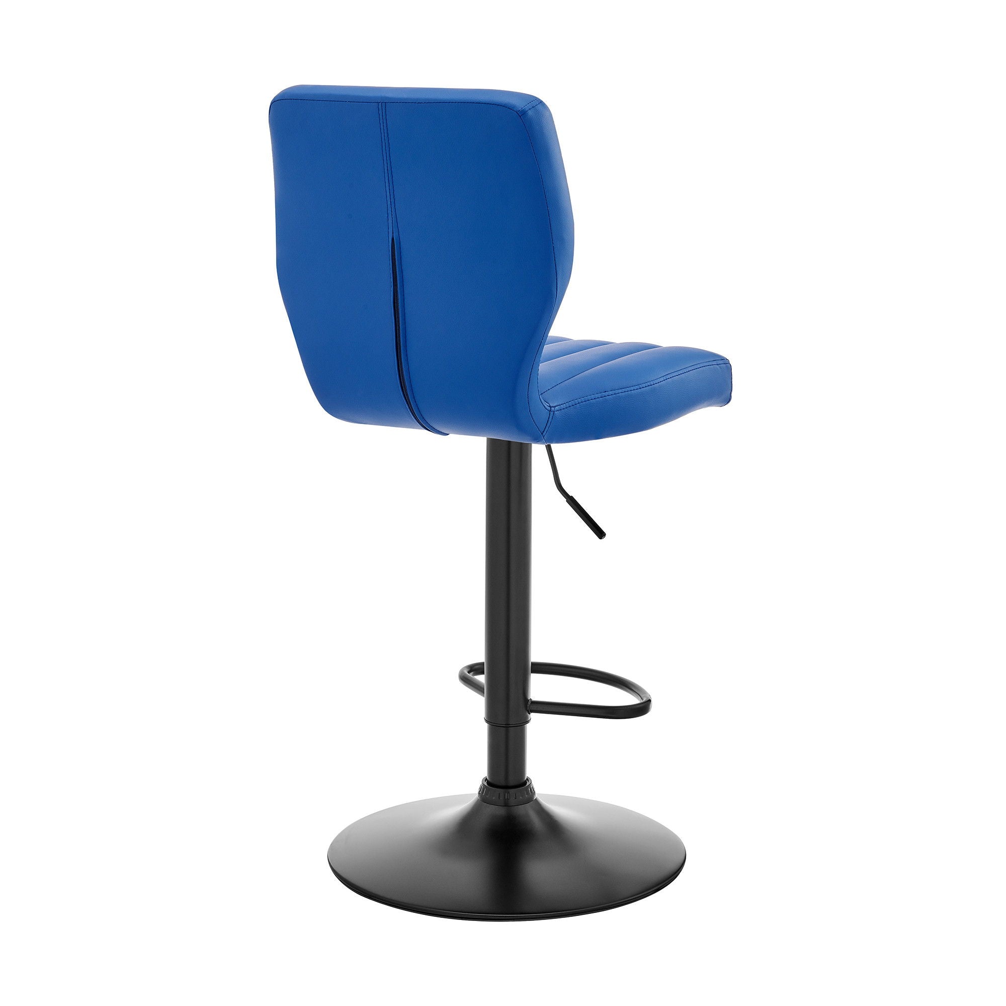 Swivel Adjustable Height Bar Chair - Blue / Black