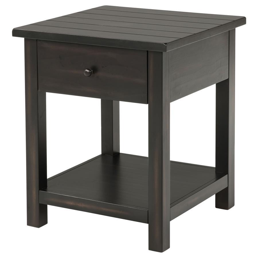 Payne - 1 Drawers Wood End Table with Shelf by Coaster Fine Furniture | Bel Furniture