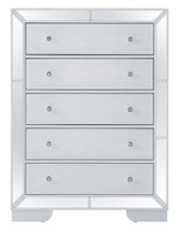 Sleek Contemporary Storage Chest - White by Glory Furniture | Bel Furniture