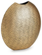 Iansboro - Vase Gold 16''W x 6''D x 15''H by Signature Design by Ashley® | Bel Furniture