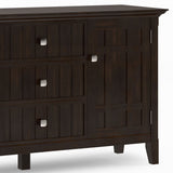 Bedford - Sideboard Buffet - Dark Tobacco Brown by Simpli-Home | Bel Furniture