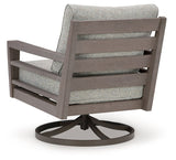 Hillside Barn - Gray / Brown - Swivel Lounge W/ Cushion by Signature Design by Ashley® | Bel Furniture