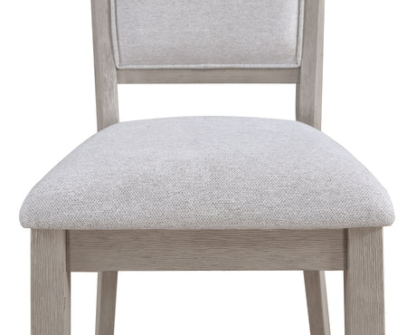 Amara - 5 Piece Round Dining Set Drift Wood - Drift Wood by Crown Mark | Bel Furniture