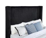 Centergrove - Upholstered Wingback TV Bed