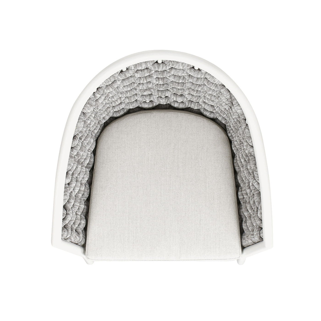 Rowan - Rope Barrel Back Patio Dining Chairs (Set of 2) - Optic White by Jennifer Taylor Home | Bel Furniture