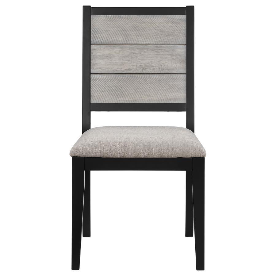 Elodie - Wood Dining Side Chair (Set of 2) - Gray And Black by Coaster Fine Furniture | Bel Furniture
