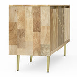 Jager - Sideboard Buffet - Natural by Simpli-Home | Bel Furniture