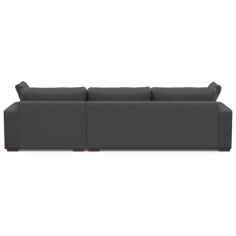 Charlie - Upholstered Deep Seater Sectional Sofa by Simpli-Home | Bel Furniture