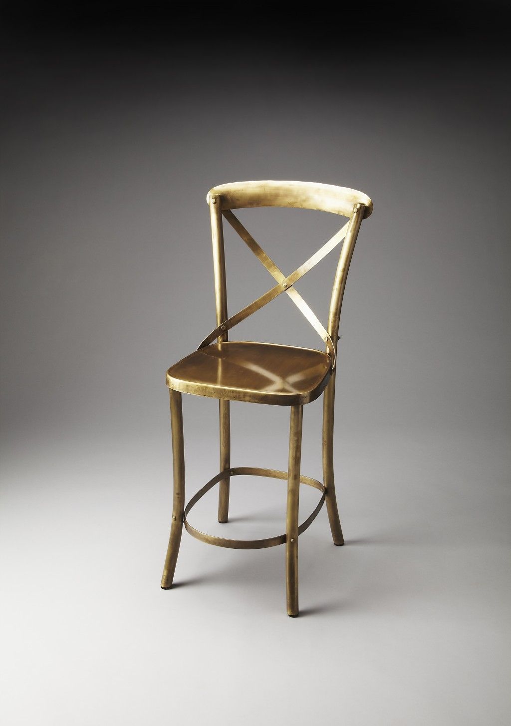 Iron Bar Chair - Gold