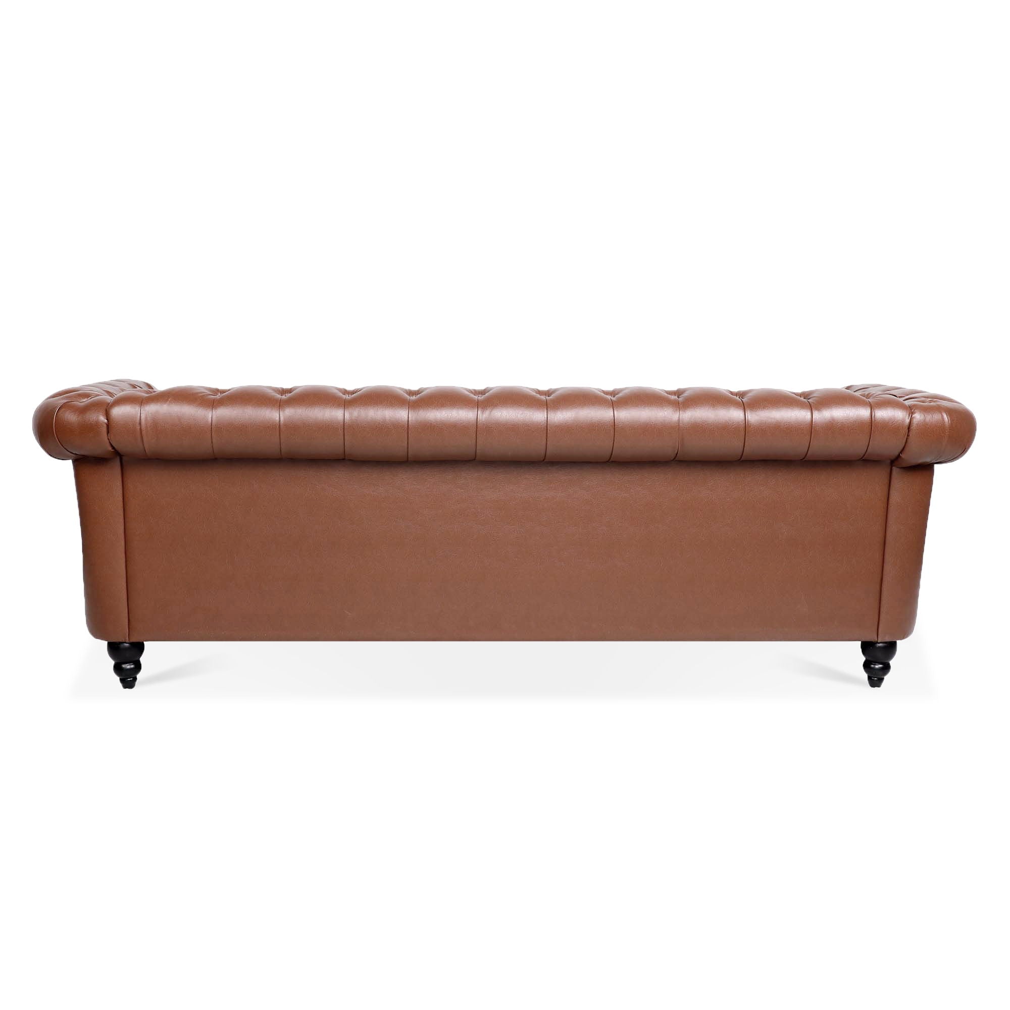 Rolled Arm Chesterfield 3 Seater Sofa