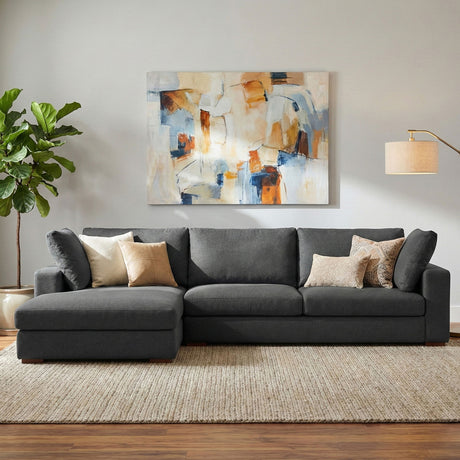 Charlie - Upholstered Deep Seater Sectional Sofa - view 12