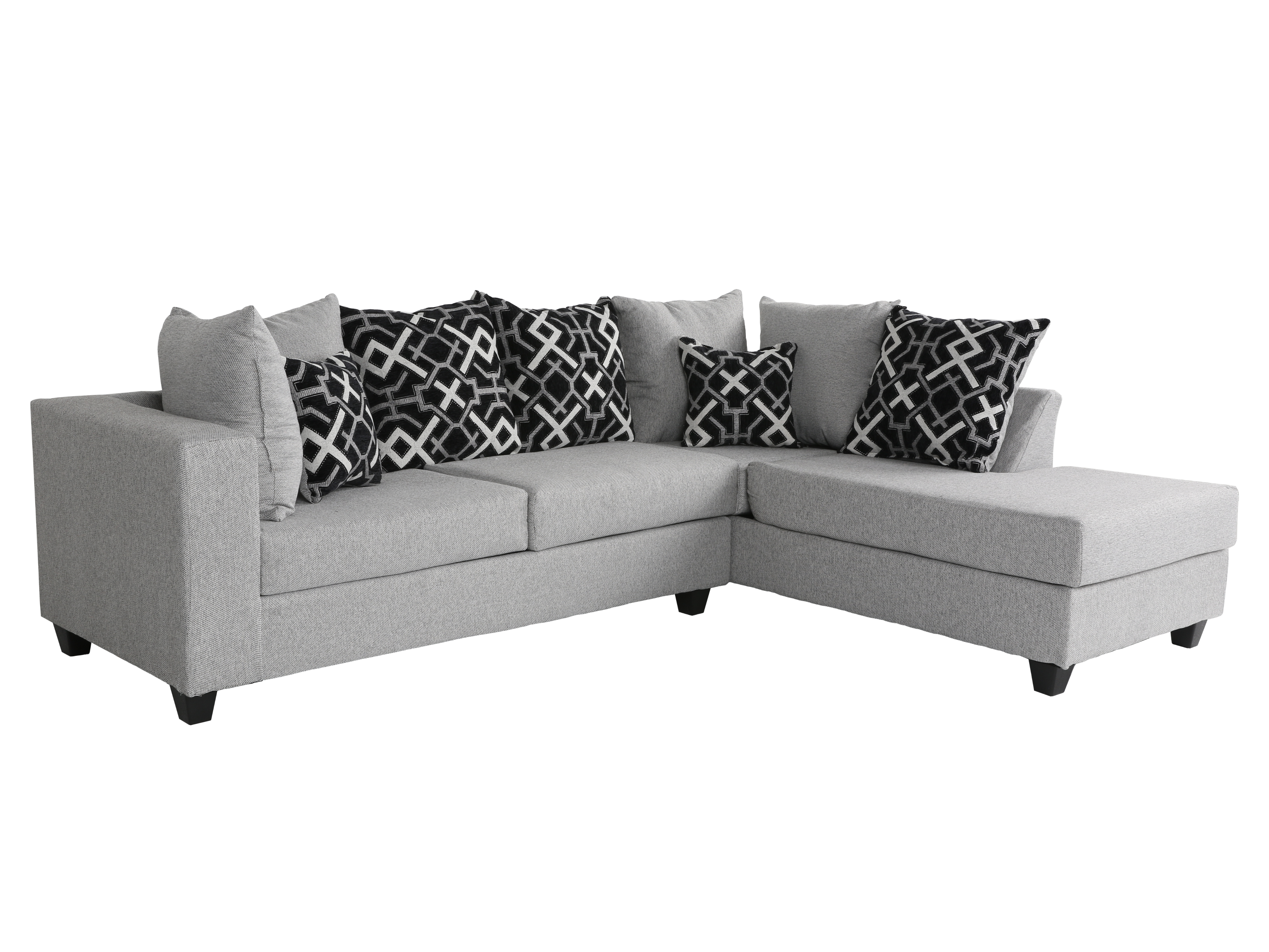 2 Piece Sectional - Dakota Grey