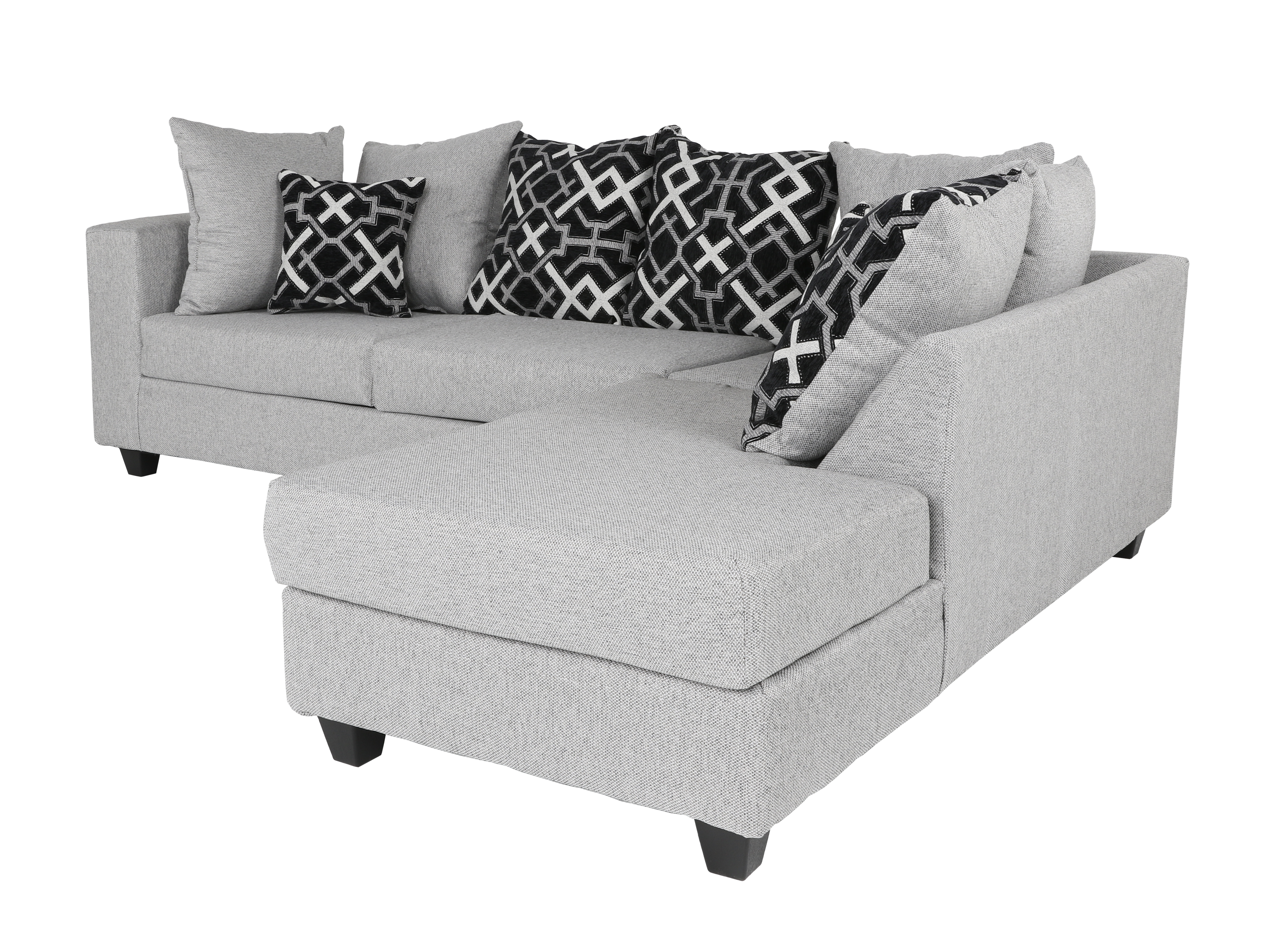 2 Piece Sectional - Dakota Grey