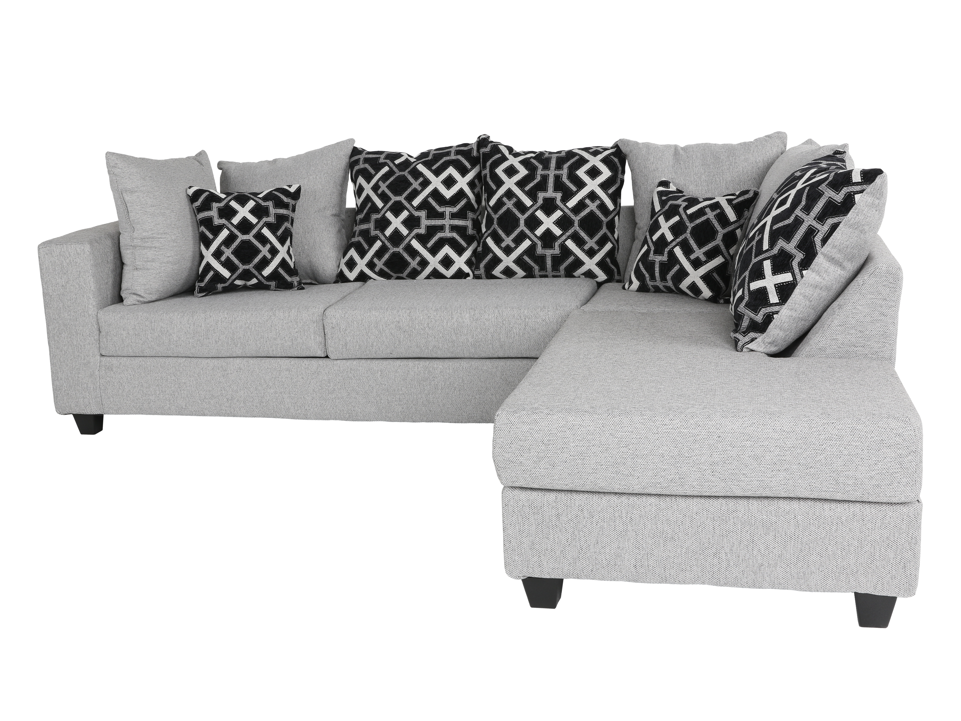 2 Piece Sectional - Dakota Grey