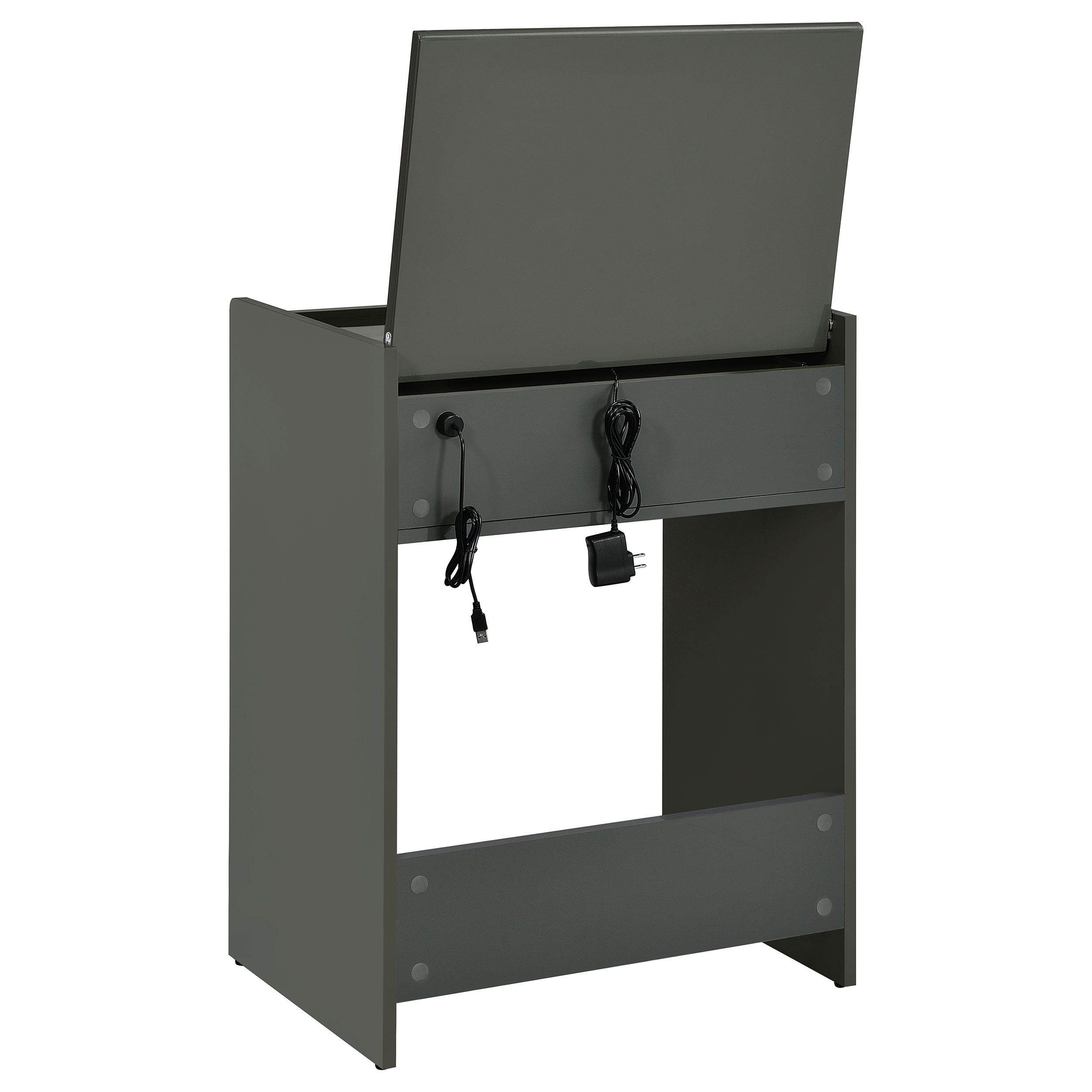 Danbury - 3-Drawer Makeup Vanity & Stool Set