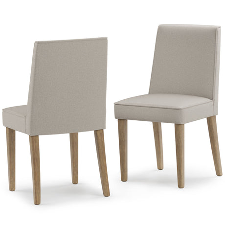 Bartow - Contemporary Dining Chair (Set of 2) Pearl Silver by Simpli-Home | Bel Furniture