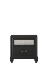 Lila - Accent Nightstand Black by Crown Mark | Bel Furniture