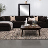 Lakeview - 5-Piece Upholstered Modular Sectional Sofa Dark Brown by Coaster Fine Furniture | Bel Furniture