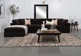 Lakeview - 5-Piece Upholstered Modular Sectional Sofa Dark Brown by Coaster Fine Furniture | Bel Furniture