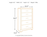 Culverbach - Gray - Five Drawer Chest by Signature Design by Ashley® | Bel Furniture