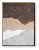 Fanthorne - Wall Art - Tan / Brown / White