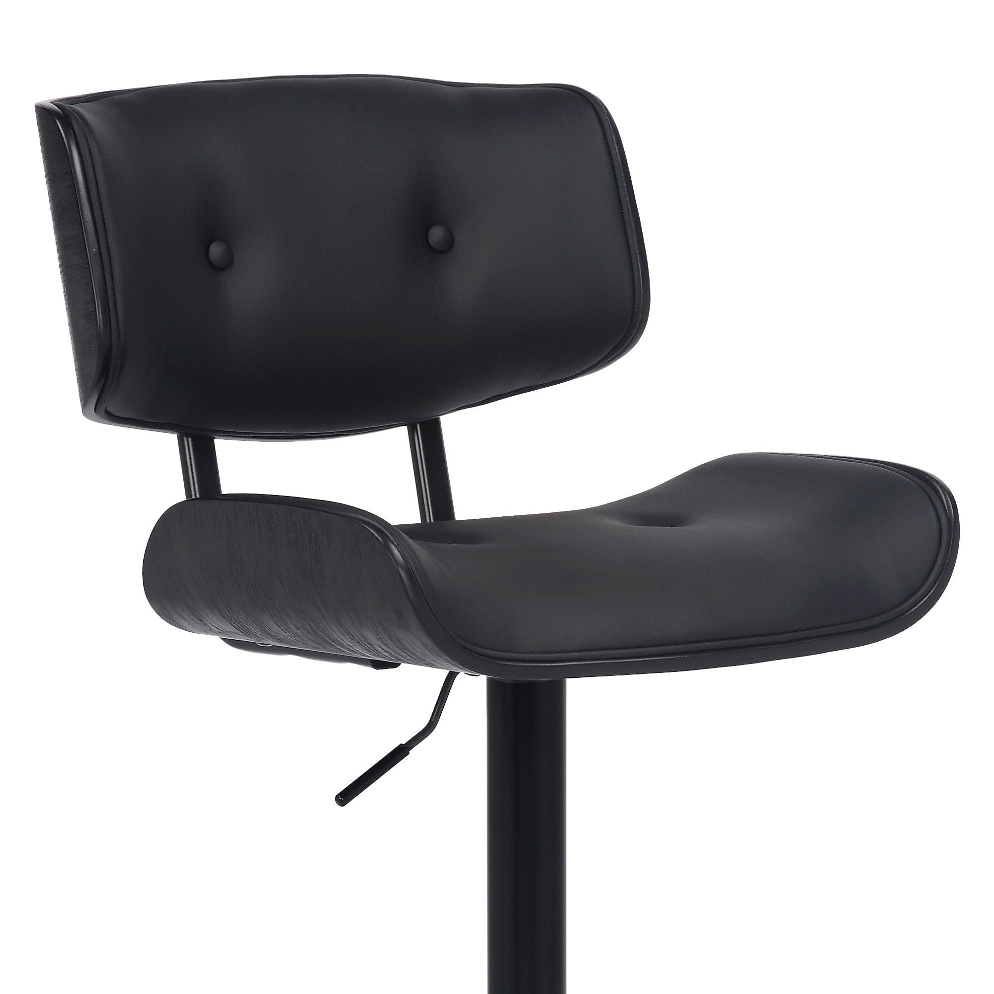 46" Swivel, Adjustable Height Bar Chair - Black