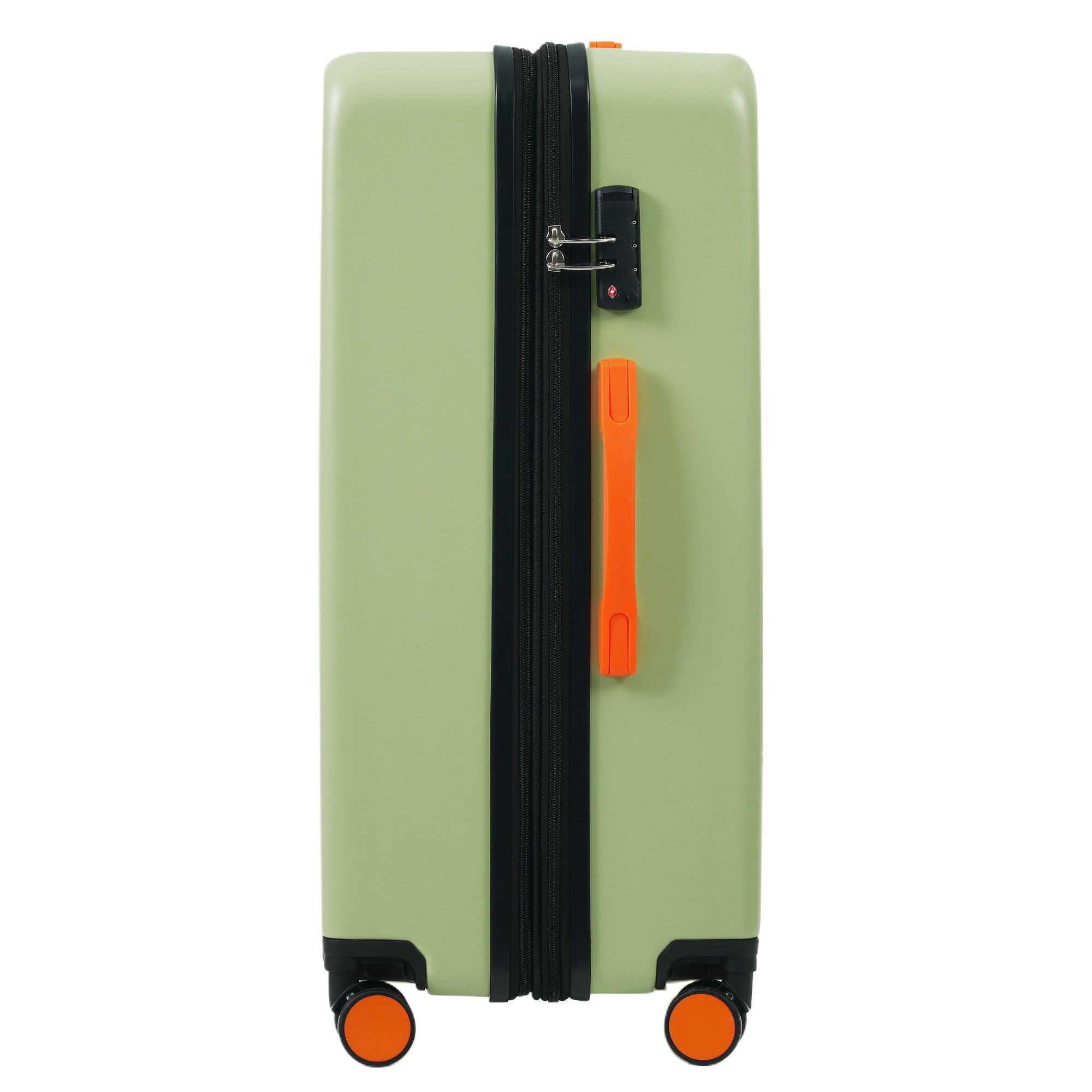 Hardshell Luggage Sets 3 Pieces Contrast Color Suitcase With Spinner Wheels And Tsa Lock 20" 24" 28" Available