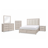 Melissa - Storage Bed With Padded Headboard