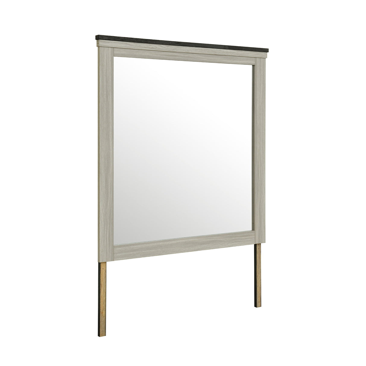 Augusta - Mirror With Sleek Frame, Large Scale Mirror For Dresser - Beige Brown