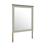 Augusta - Mirror With Sleek Frame, Large Scale Mirror For Dresser - Beige Brown