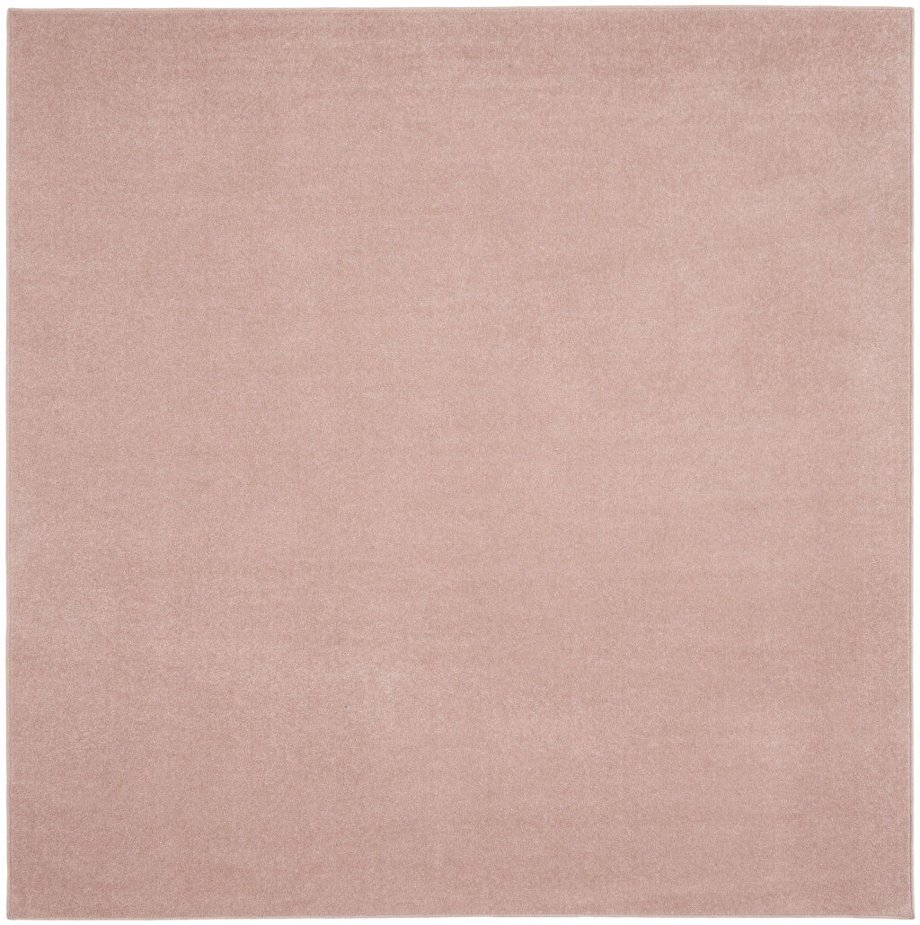 5' X 5' Square Non Skid Indoor / Outdoor Area Rug - Pink