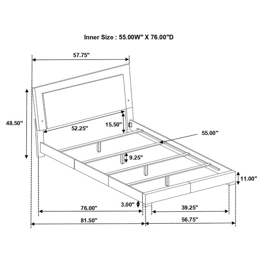 Felicity - Bedroom Set With LED Mirror