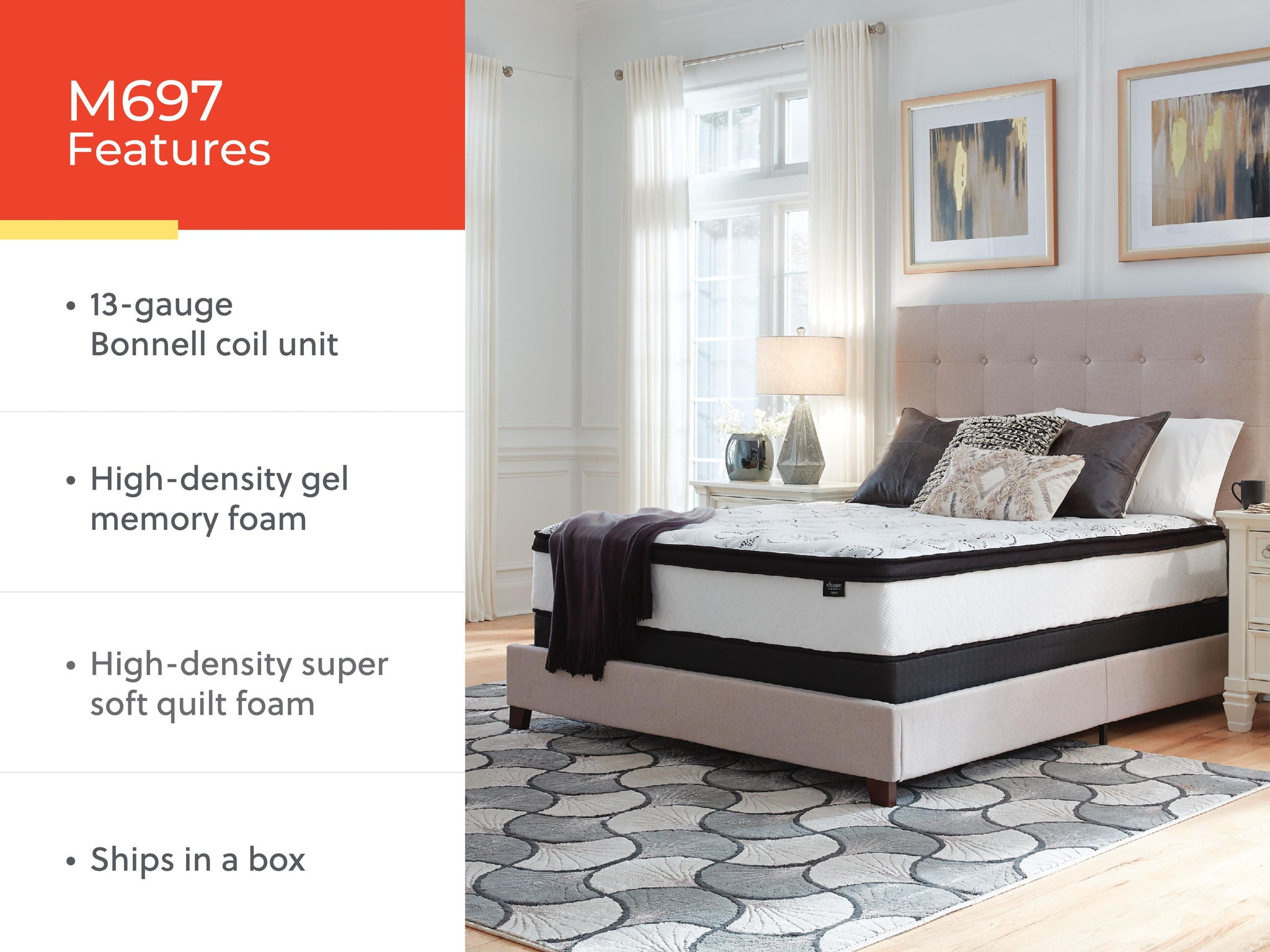 meeba様 Chime - Ultra Plush Hybrid Mattress by Sierra Sleep® b | BEL Furniture