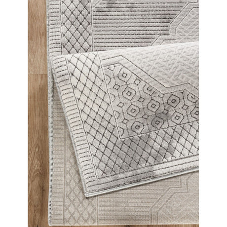 Geometrix - Medallion Rug With Geometric 3D Effect - view 3