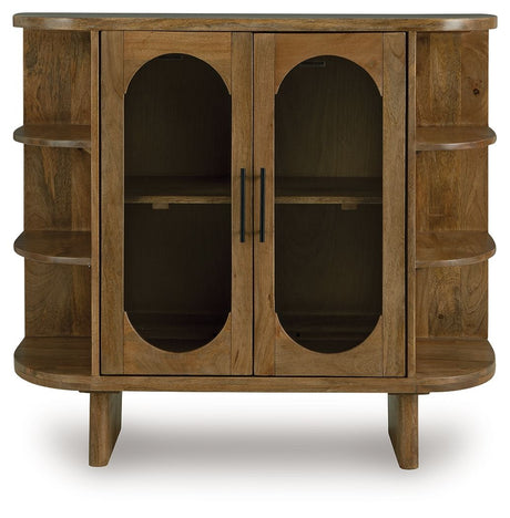 Niall - Accent Cabinet - Light Brown - view 4