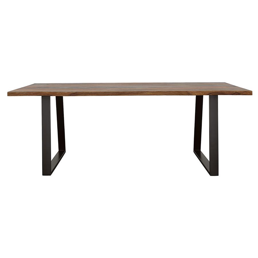 Ditman - Live Edge Dining Table - Gray Sheesham by CoasterElevations | Bel Furniture