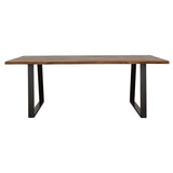 Ditman - Live Edge Dining Table - Gray Sheesham by CoasterElevations | Bel Furniture