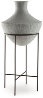 Estonbank - Vase Gray 15.5"W x 15.5"D x 35"H by Signature Design by Ashley® | Bel Furniture