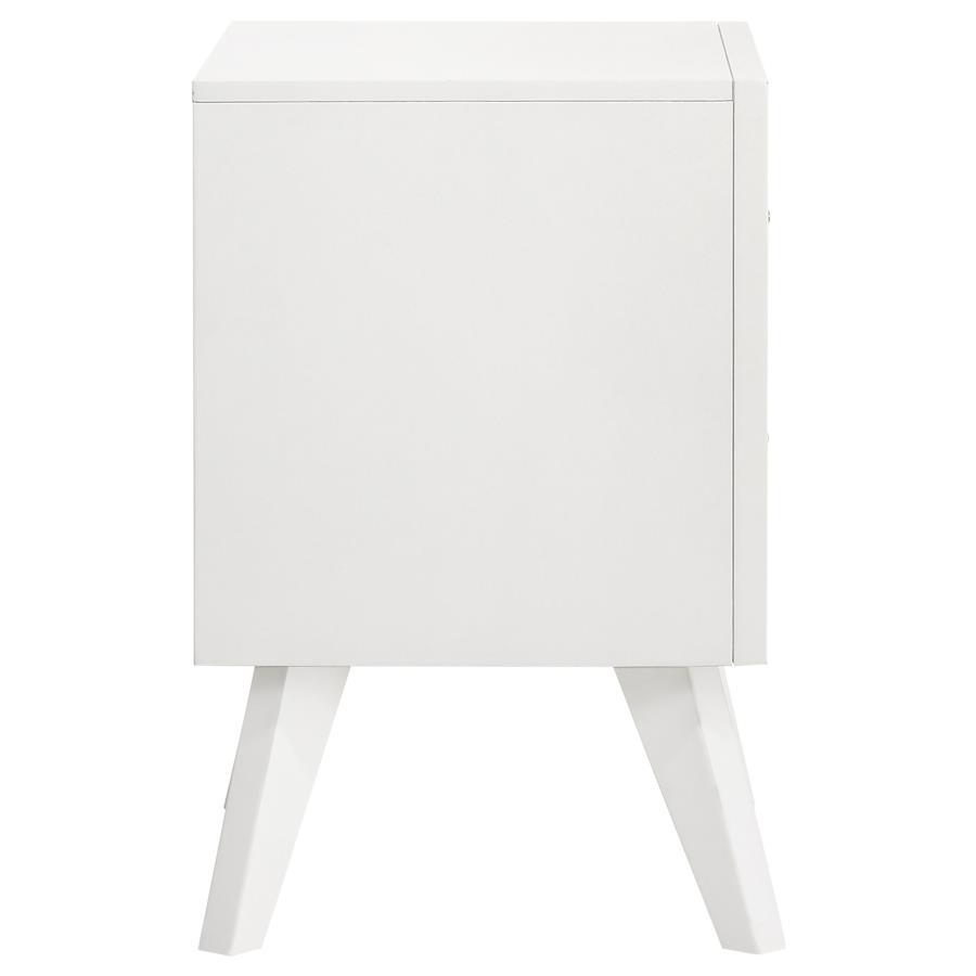 Janelle - 2-Drawer Nightstand - White