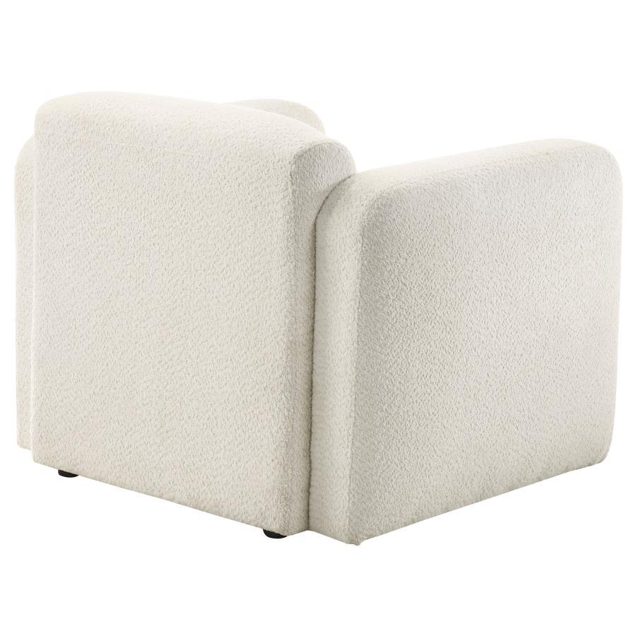 Dorset - Fabric Upholstered Round Track Arm Accent Chair